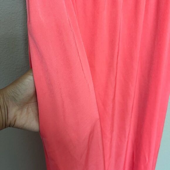 NWT BCBGMAXAZRIA Coral Haely Chiffon Maxi Dress - Picture 12 of 13
